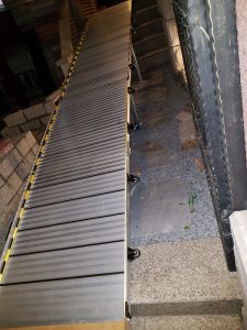 整組客製化斜坡板架設完成