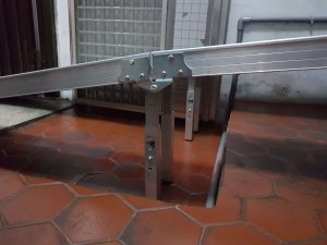 可攜式斜坡板有了支撐腳絕對不軟腳