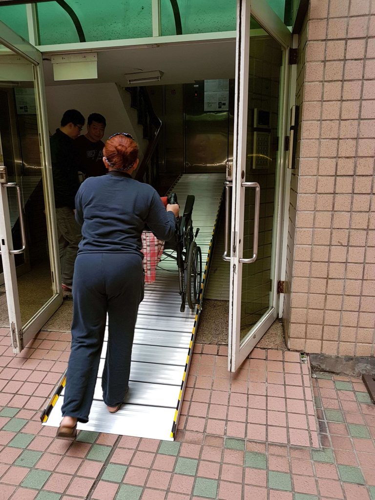 活動型組合式斜坡板試推