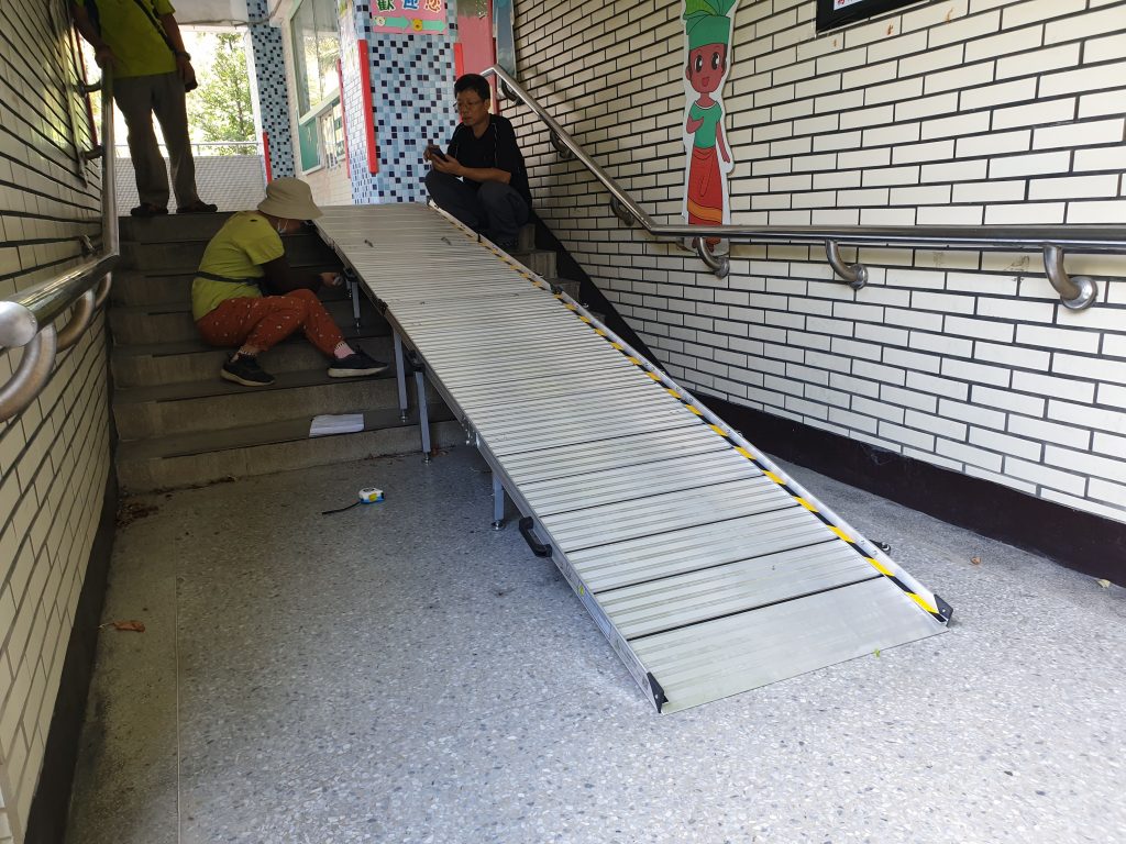 輪椅斜坡板 組合式 2F