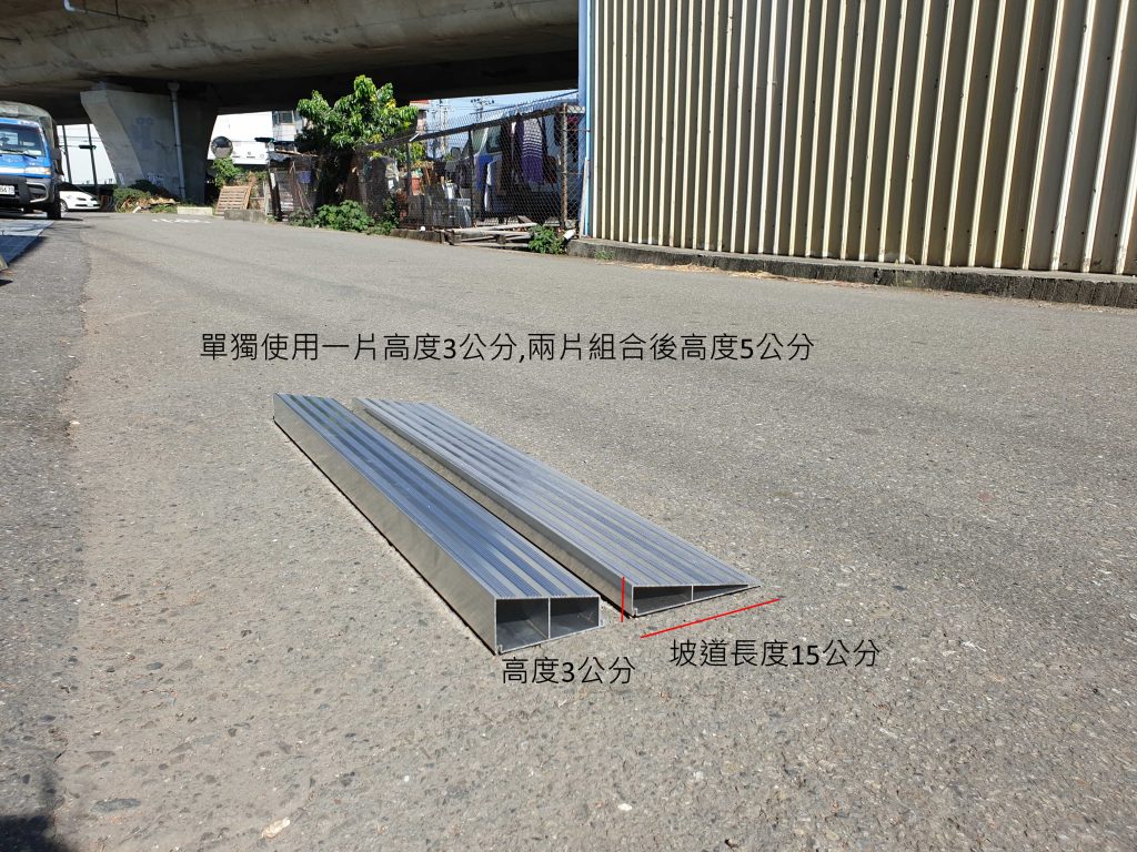 門檻斜坡板分拆