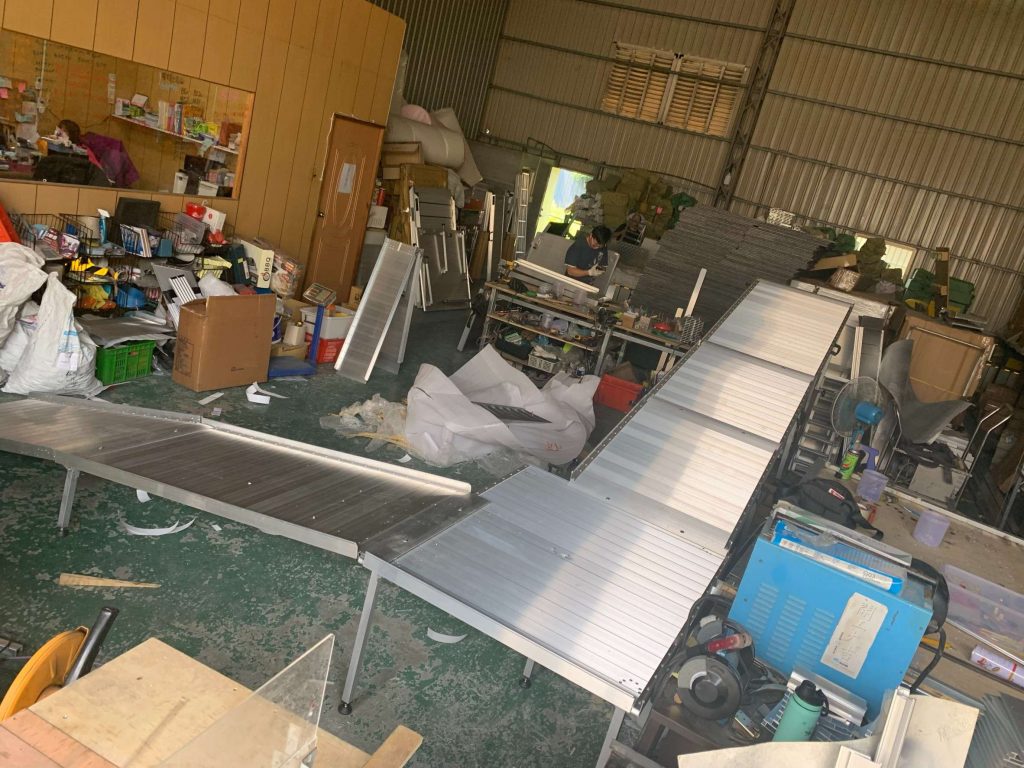 廠內模擬現場架設 廠內模擬現場架設