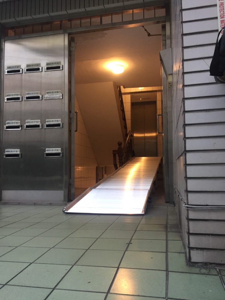 架設完成後整體坡度非常平順