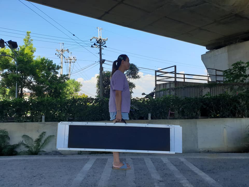 左右折疊式玻璃纖維斜坡板 左右折疊式玻璃纖維斜坡板