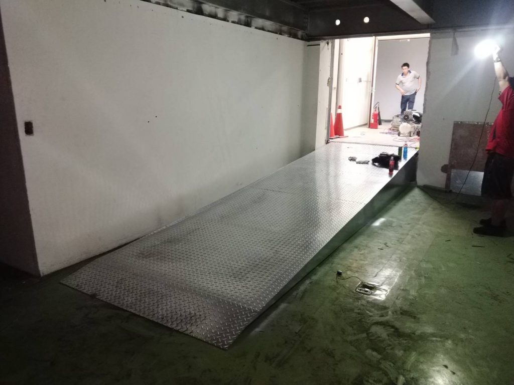固定式斜坡道完工 固定式斜坡道完工