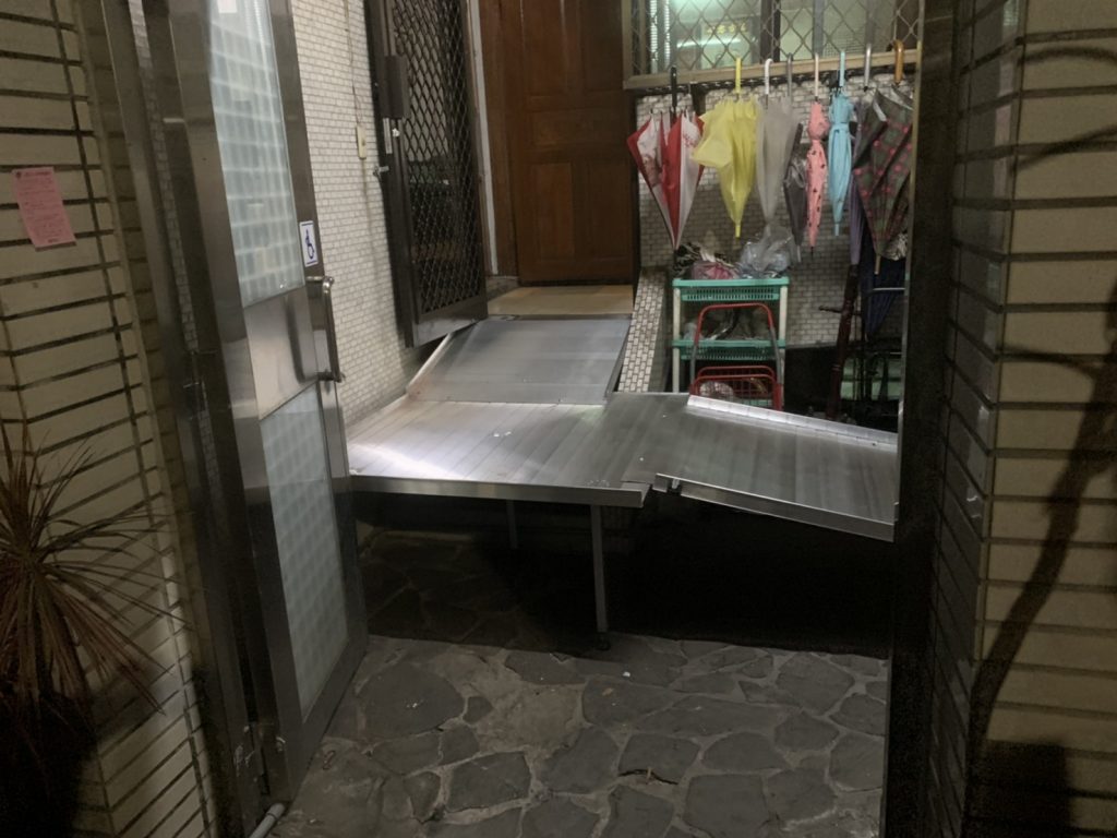 鋁合金斜坡板加轉彎平台